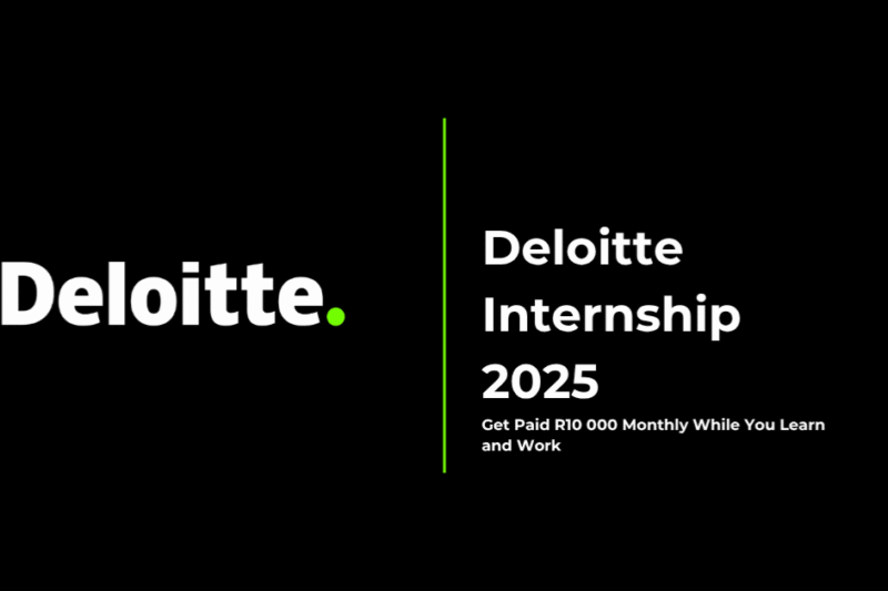 Deloitte Internship 2025: Get Paid R10 000 Monthly While You Learn and Work